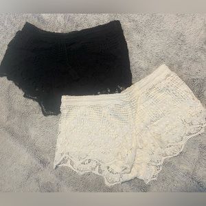 Express lace drawstring shorts